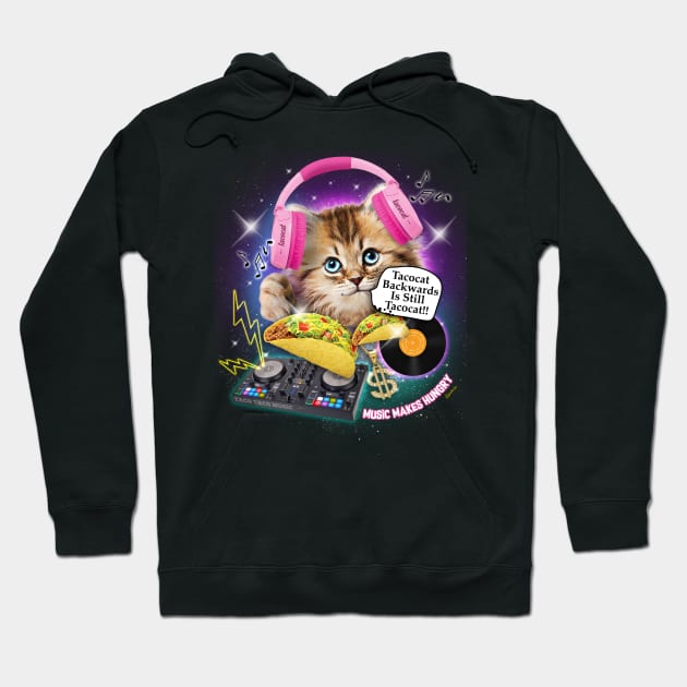 Funny Taco Cat Hoodie by FerMinem